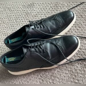 Cole Haan men’s Original Wingtip leather oxfords, black, size 12